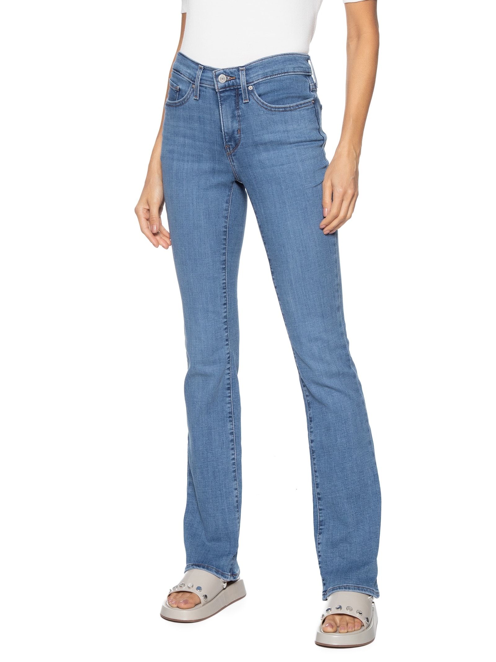 Calça Feminina 315 Shaping Boot Azul Levi's