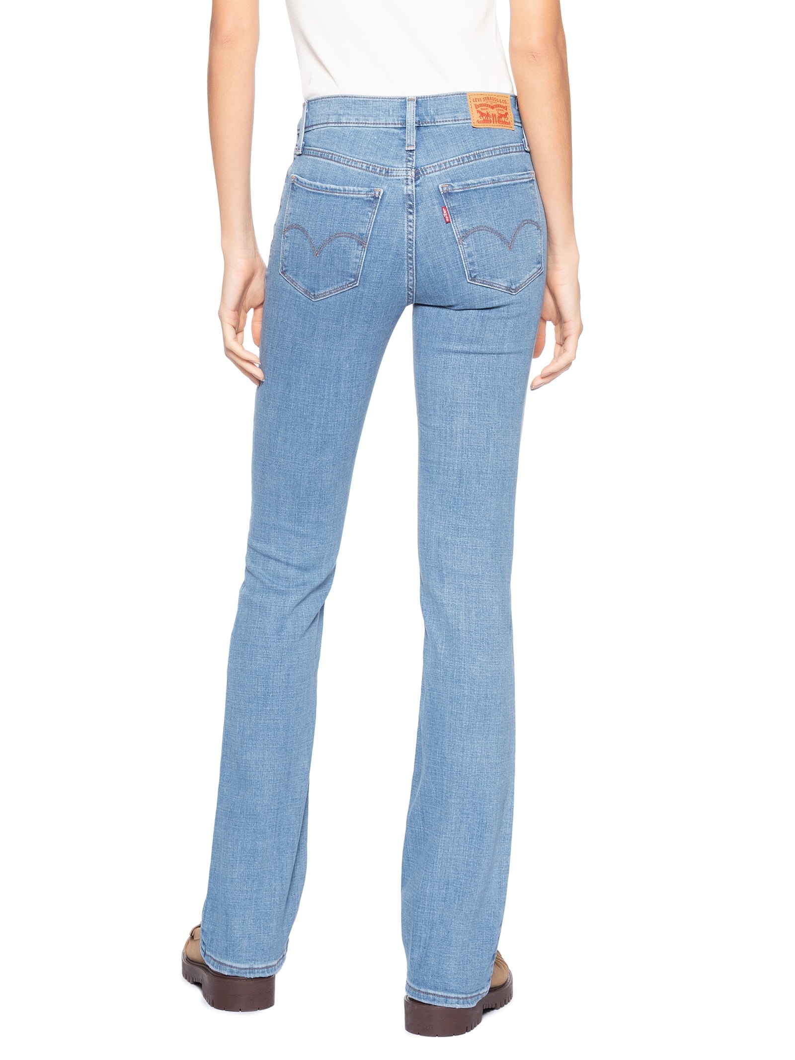 Calça Feminina 315 Shaping Boot Azul Levi's