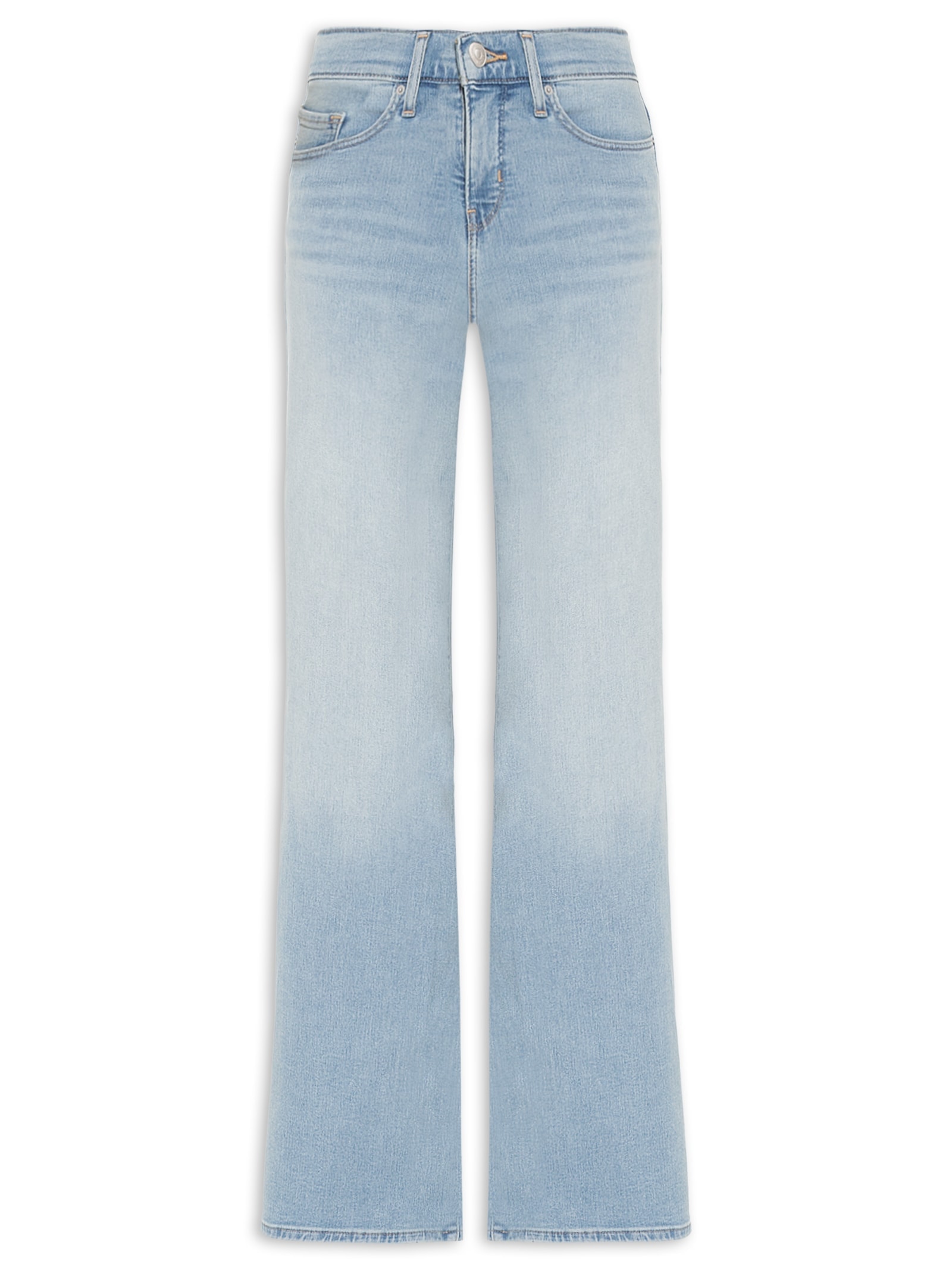 Calça Feminina 318 Shaping Wide Leg Azul Claro Levi's