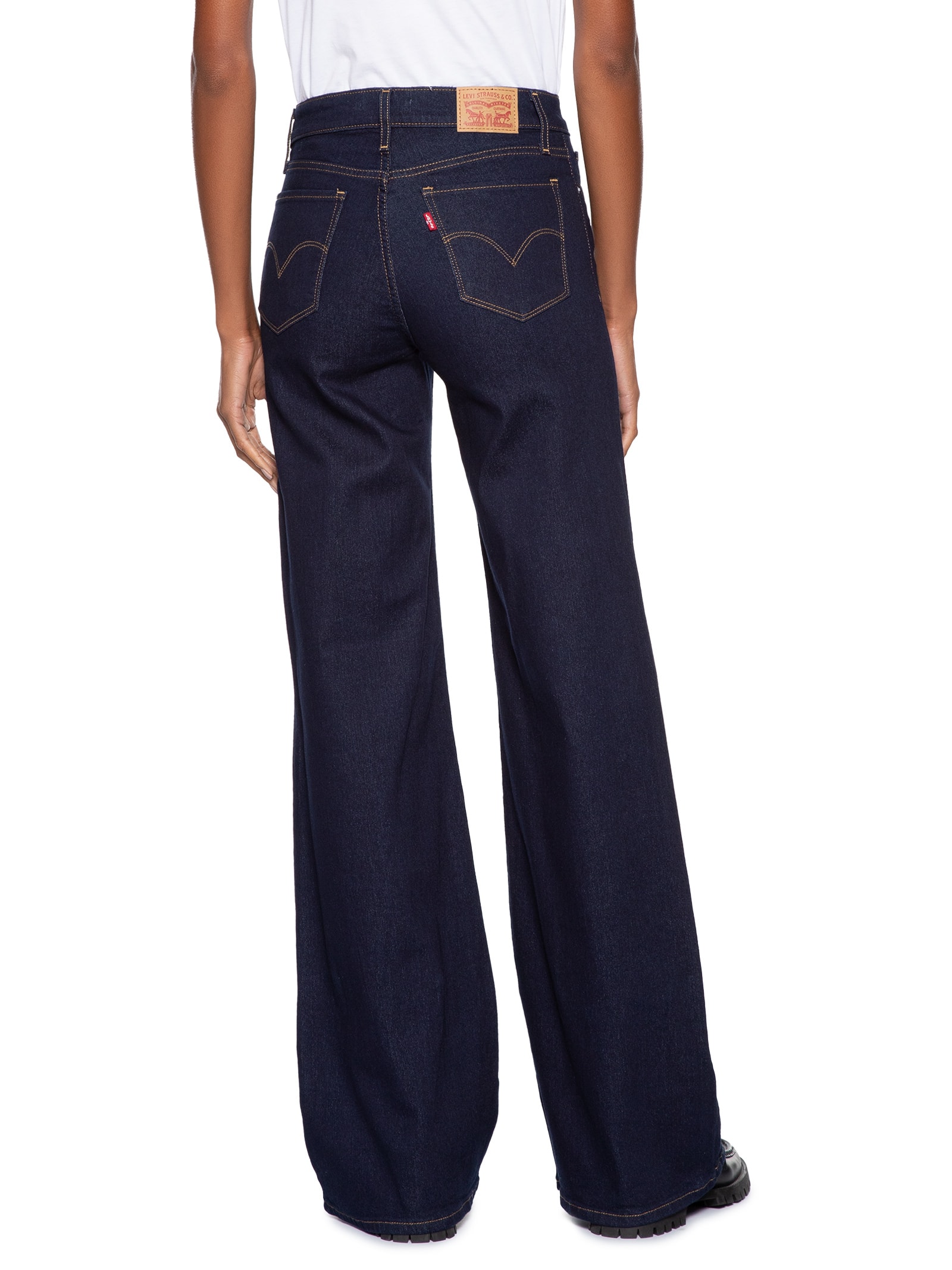 Calça Feminina 318® Shaping Wide Leg Azul Levi's