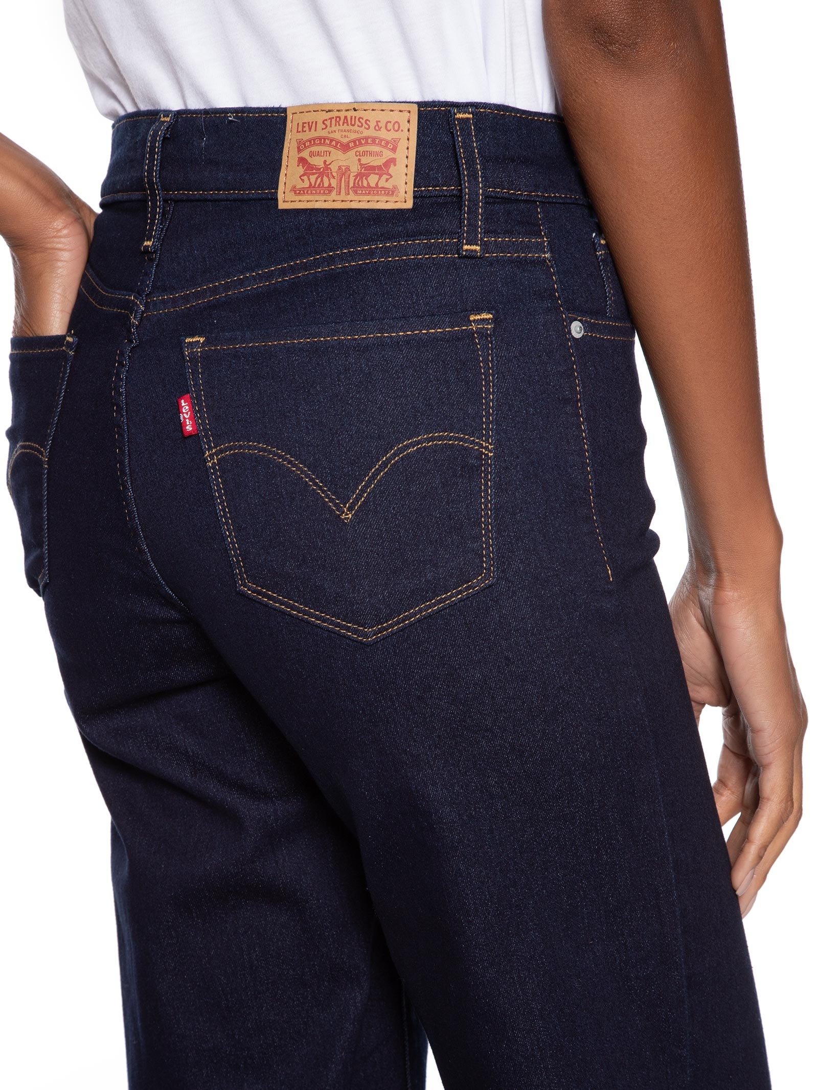 Calça Feminina 318® Shaping Wide Leg Azul Levi's