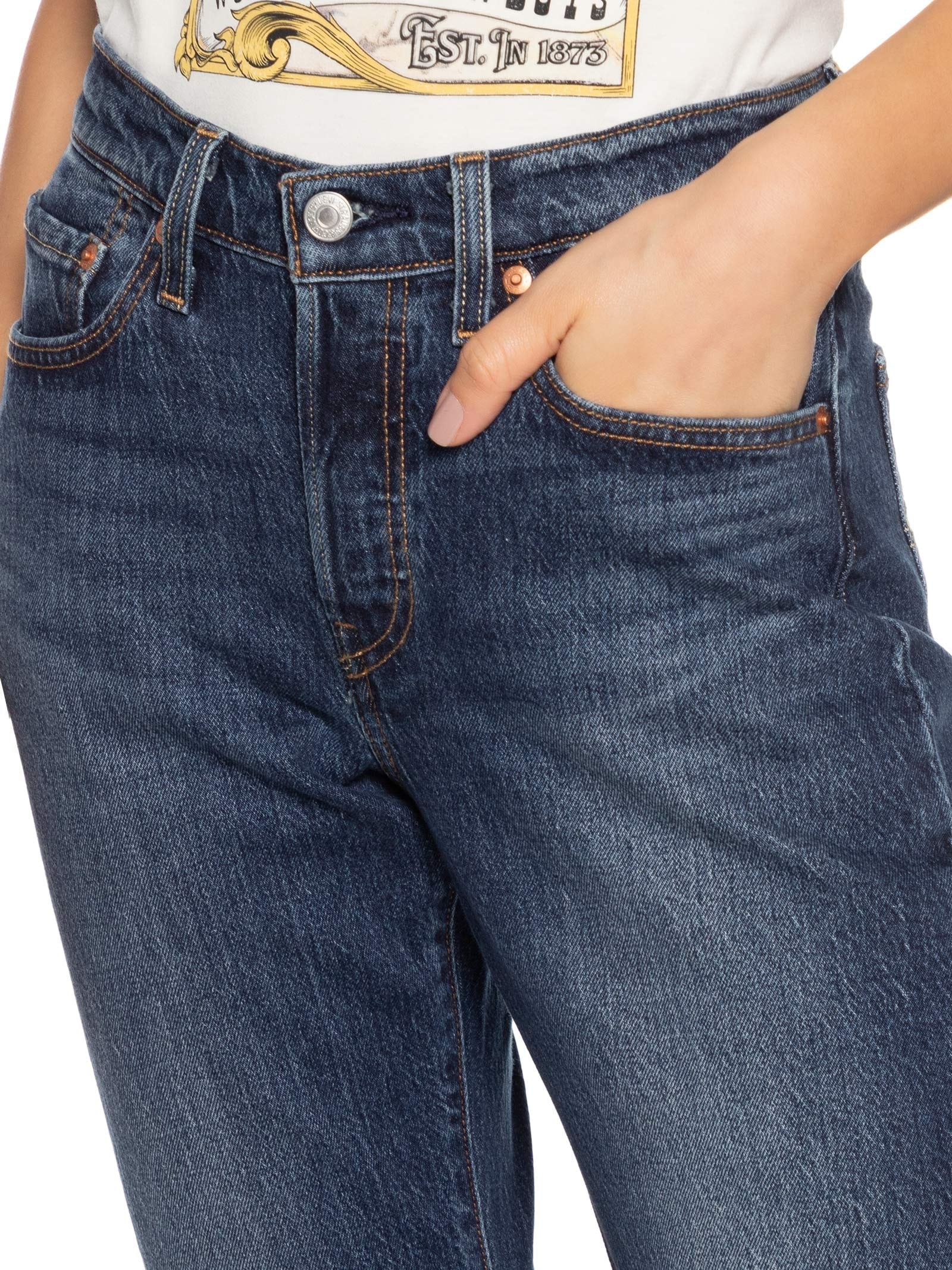 Calça Feminina 501 Curve Azul Levi's