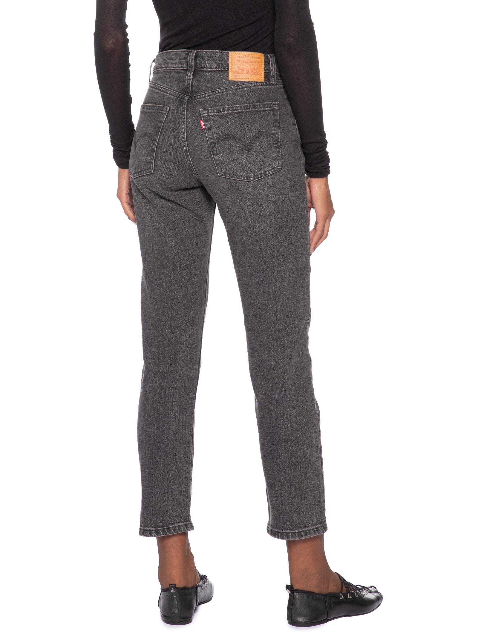 Calça Feminina 501® Crop Preto Levi's