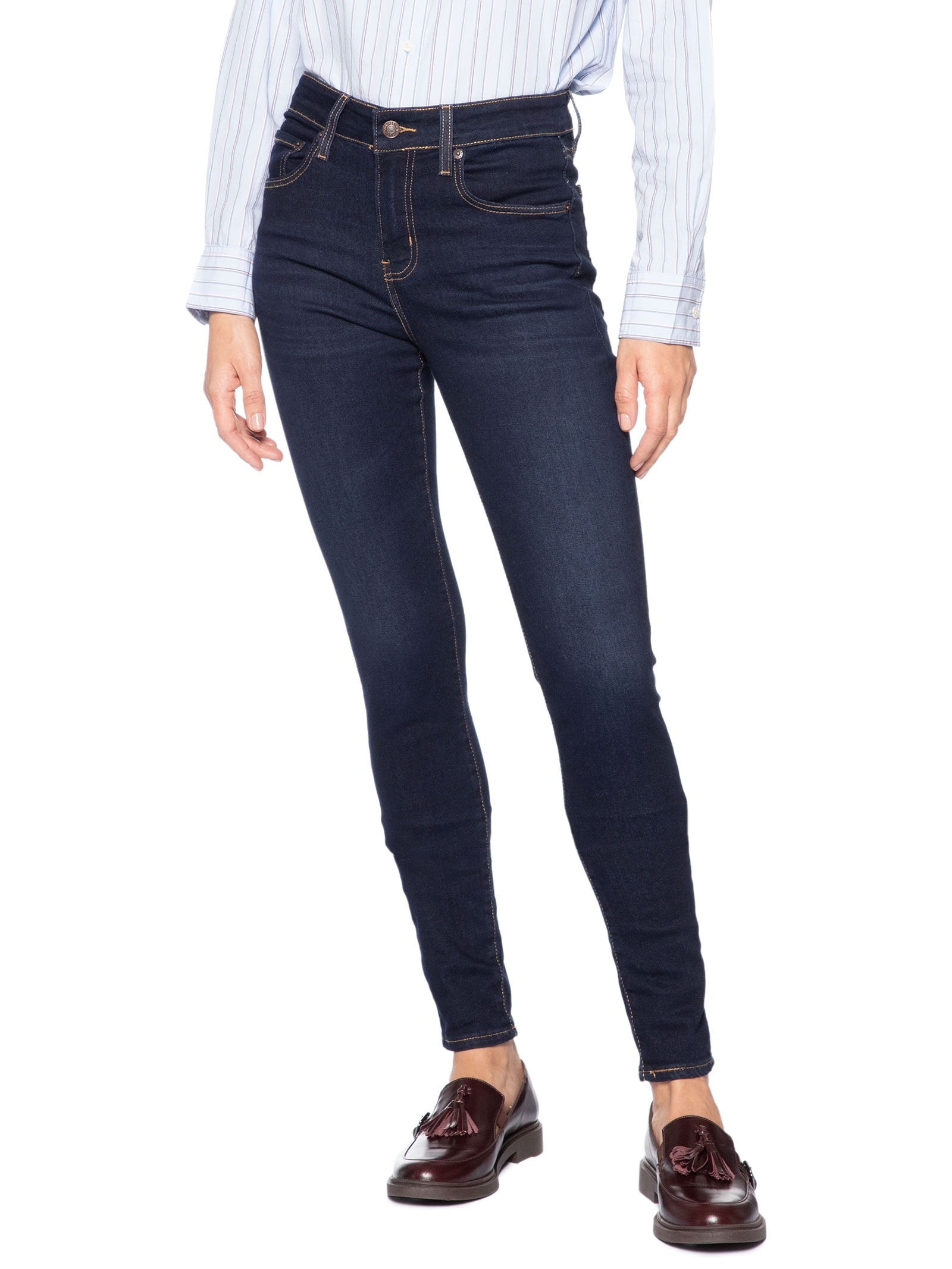 Calça Feminina 721 High Rise Skinny Azul Levi's