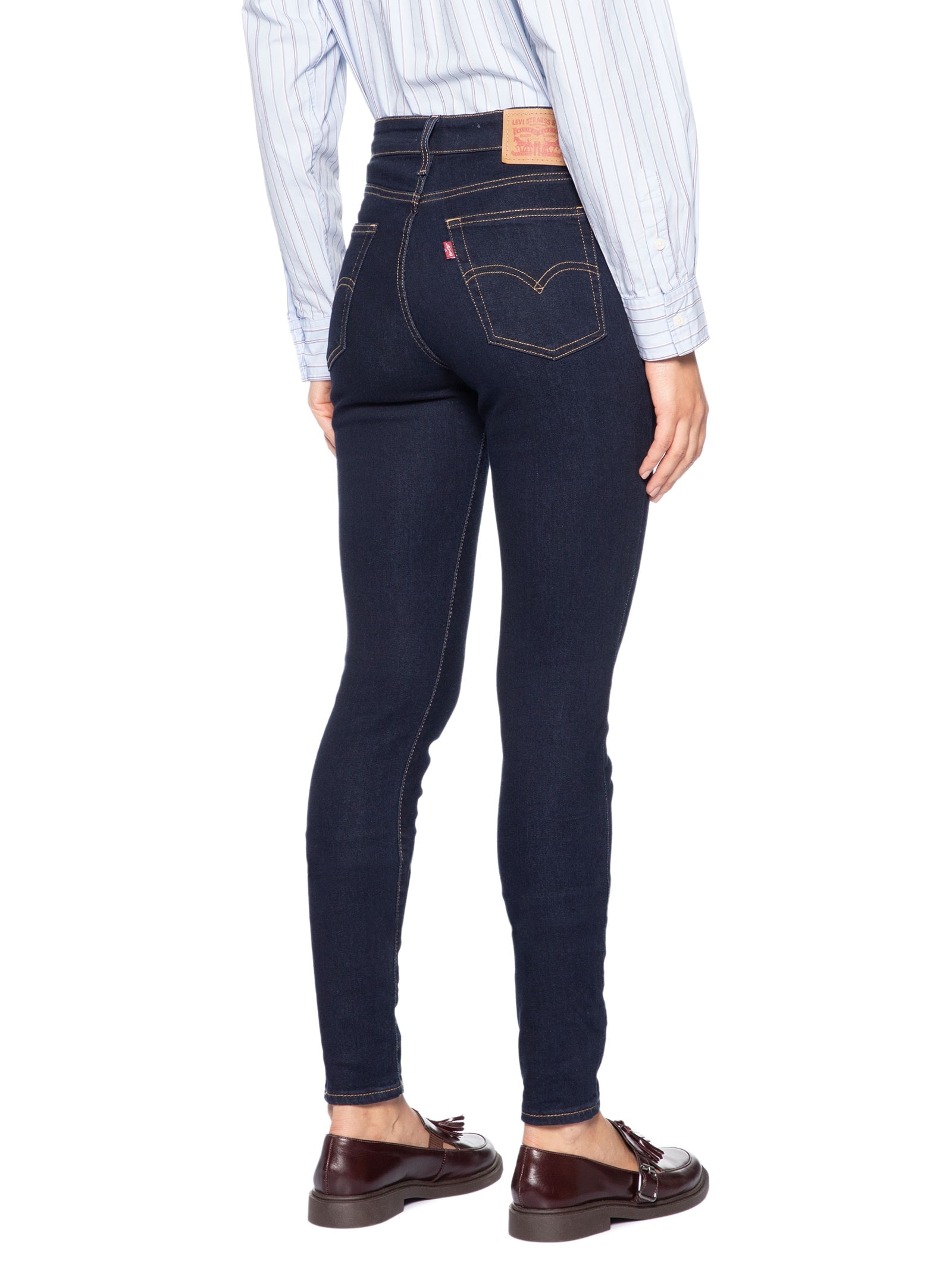 Calça Feminina 721 High Rise Skinny Azul Levi's