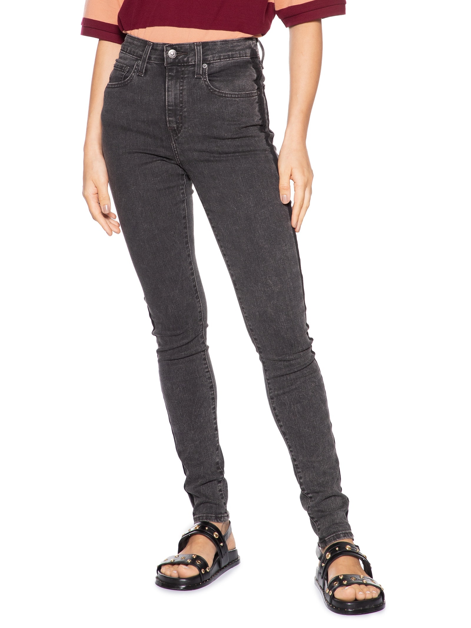 Calça Feminina 721 High Rise Skinny Preto Levi's