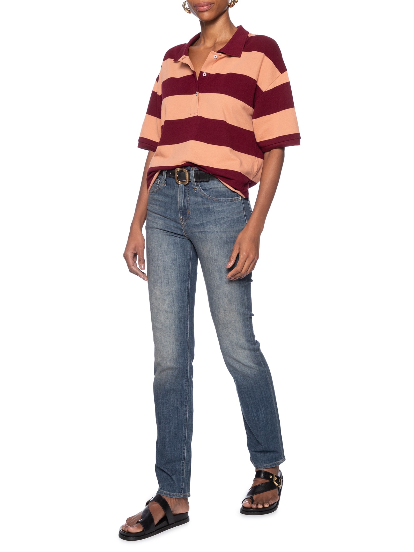 Calça Feminina 724 High Rise Straight Azul Levi's