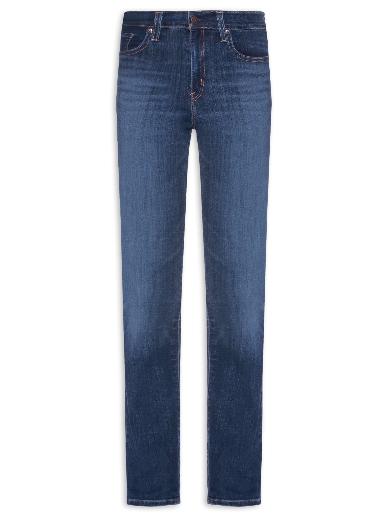 Calça Feminina 724 High Rise Straight Azul Levi's