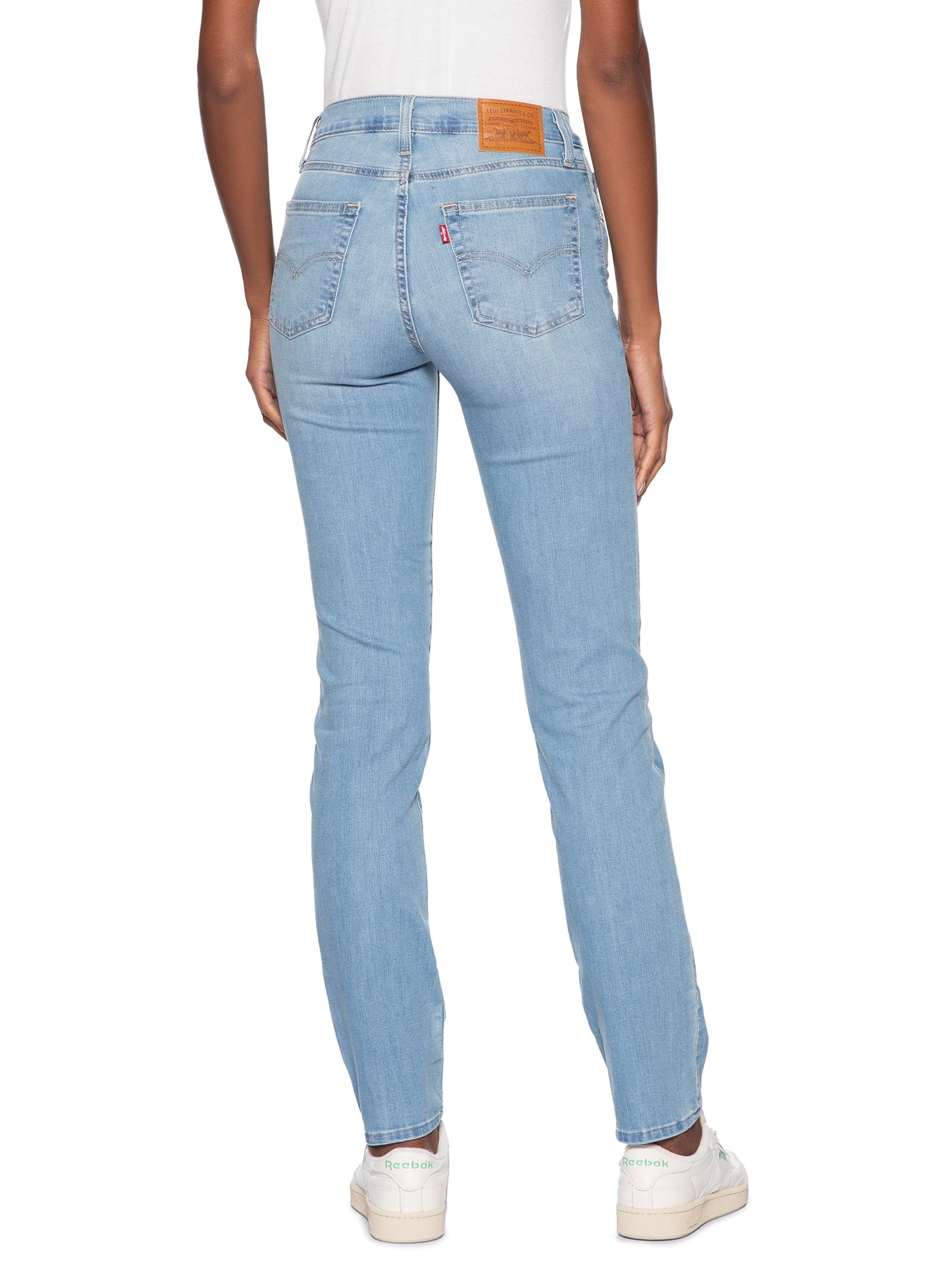 Calça Feminina 724 High Rise Straight Azul Levi's