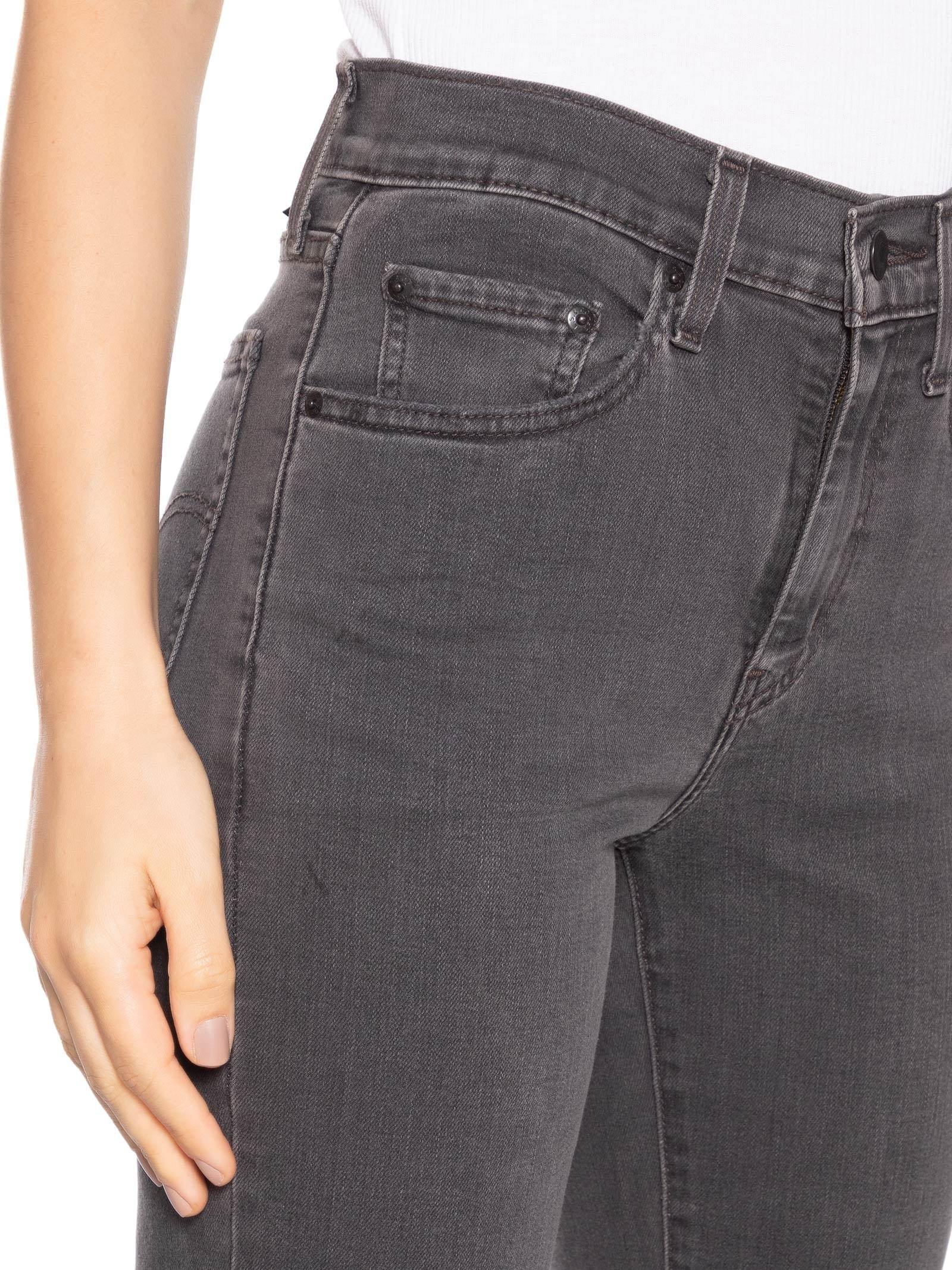 Calça Feminina 724 High Rise Straight Preto Levi's