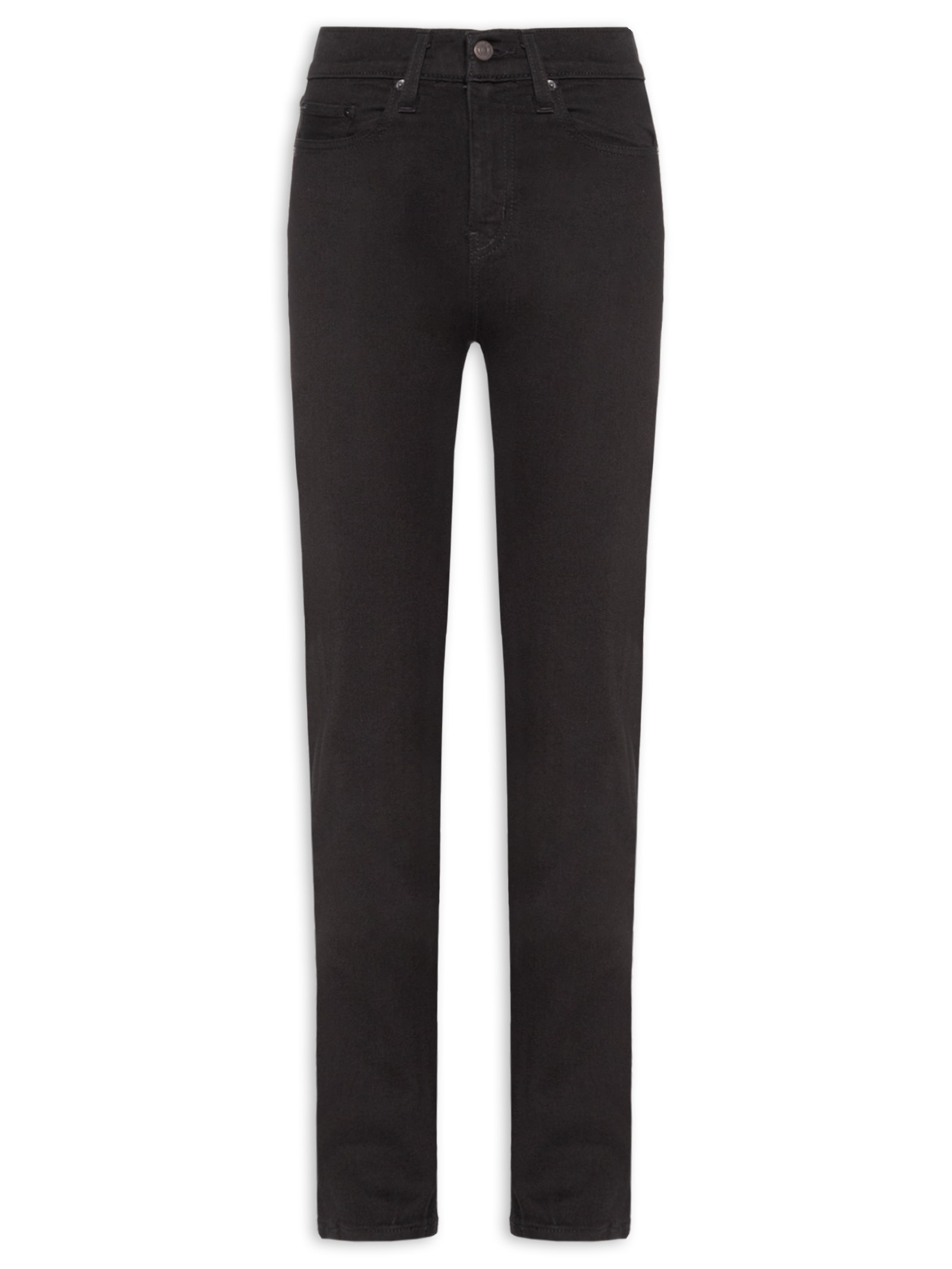 Calça Feminina 724 High Rise Straight Preto Levi's