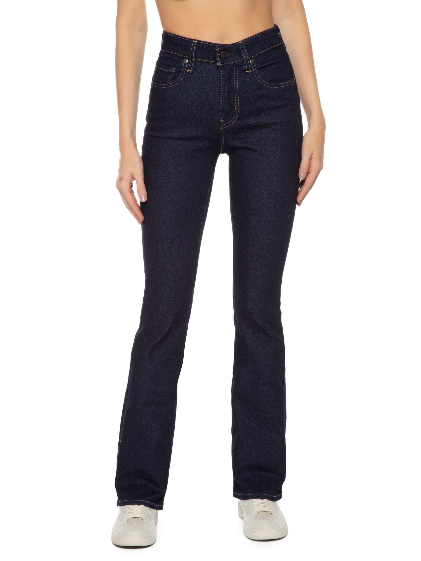 Calça Feminina 725 High Rise Bootcut Azul Levi's