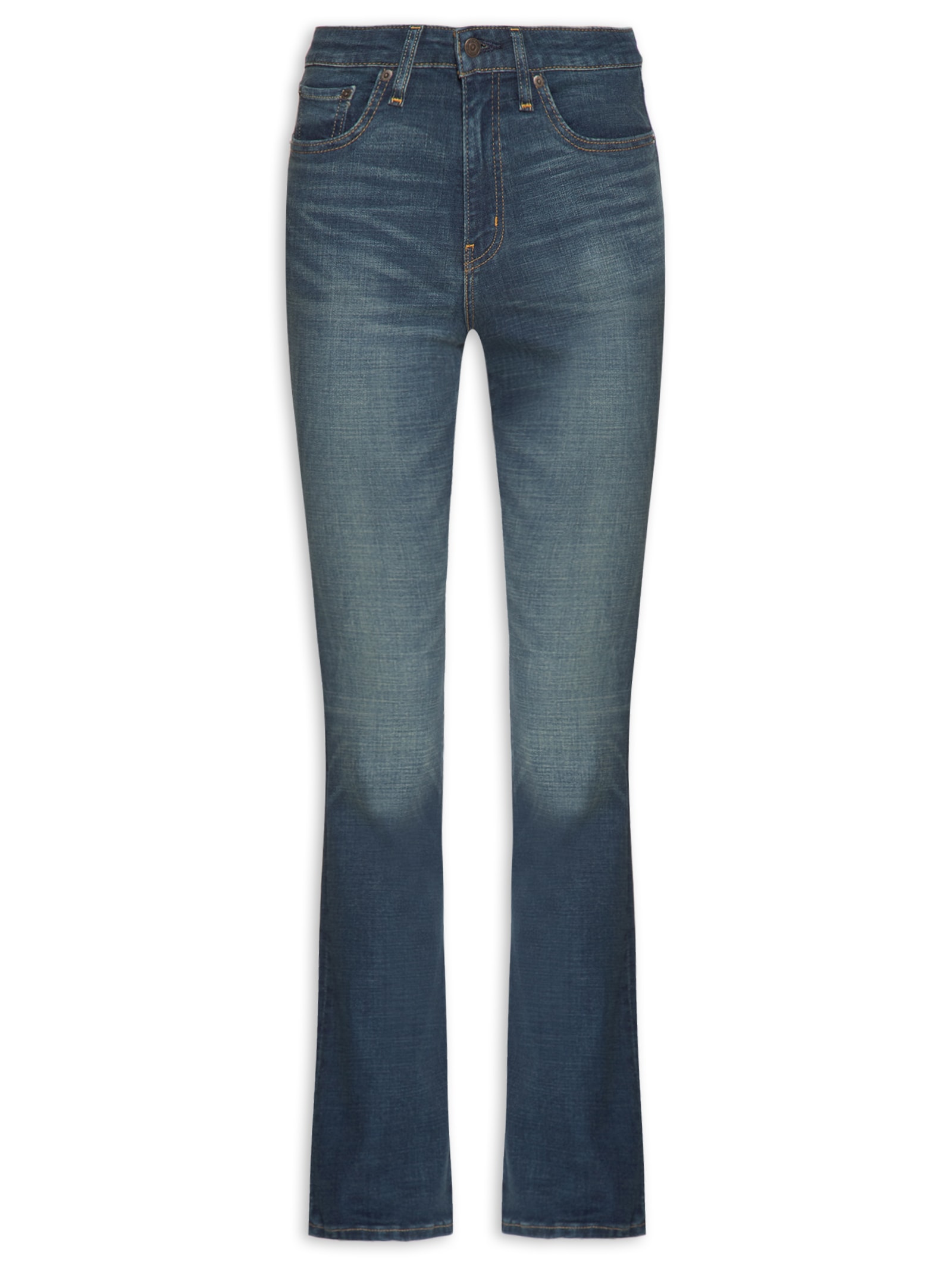 Calça Feminina 725 High Rise Bootcut Azul Levi's