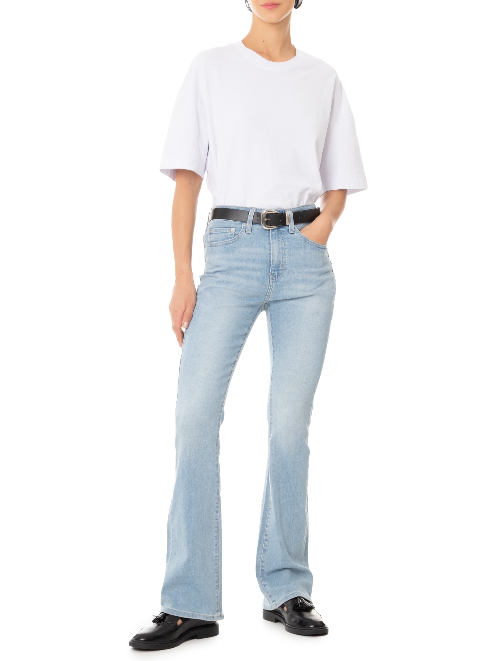 Calça Feminina 725 High Rise Bootcut Azul Levi's