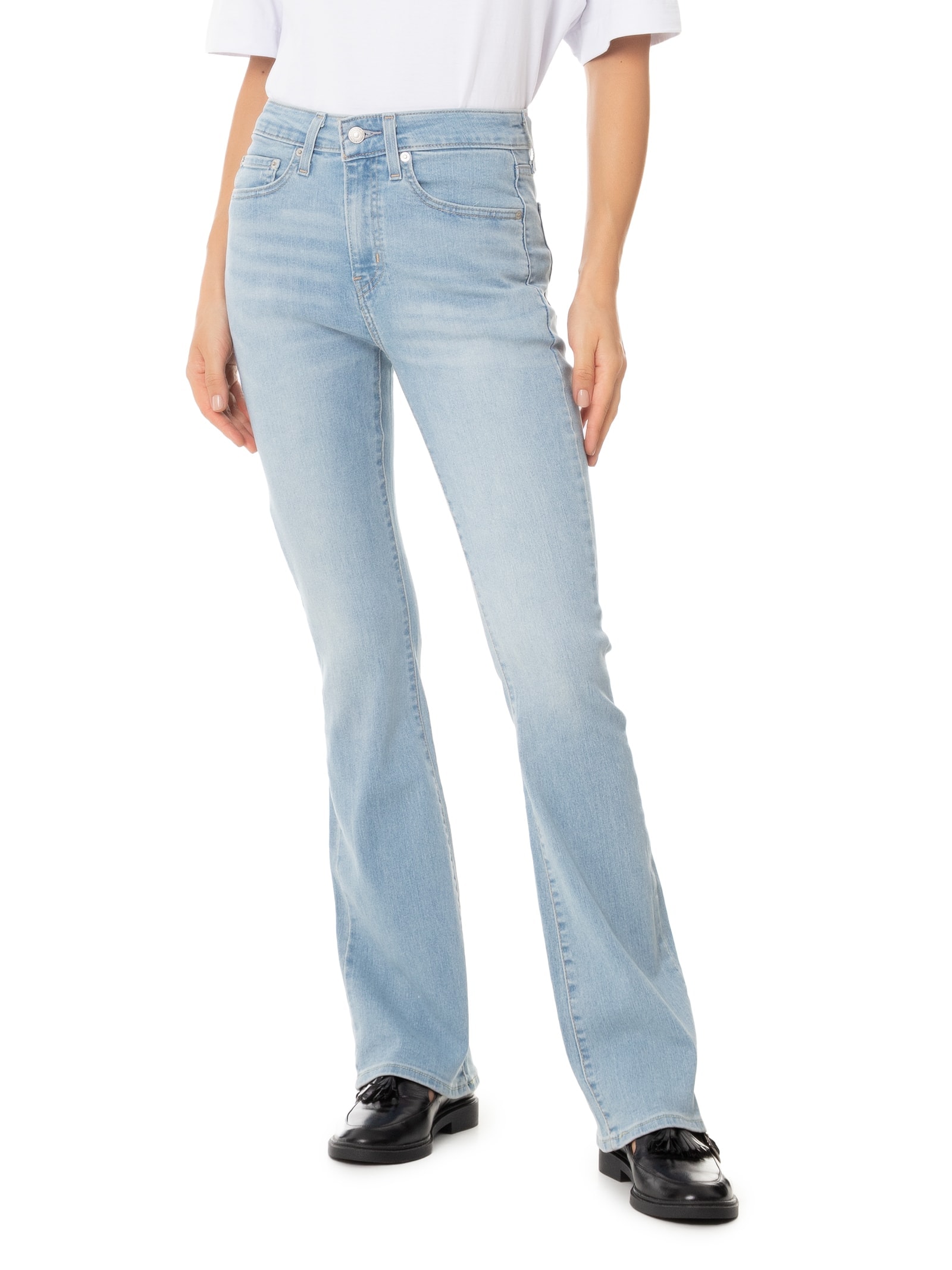 Calça Feminina 725 High Rise Bootcut Azul Levi's