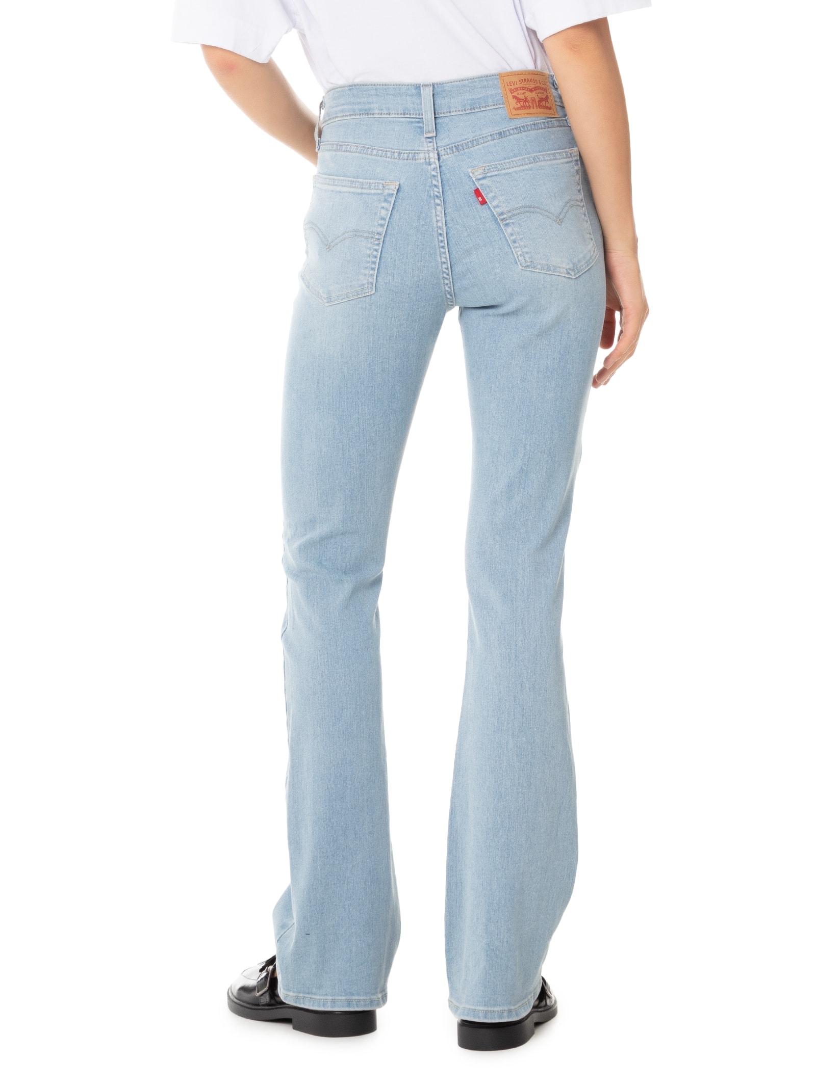 Calça Feminina 725 High Rise Bootcut Azul Levi's