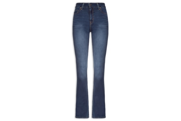 Calça Feminina 725 High Rise Bootcut - Azul