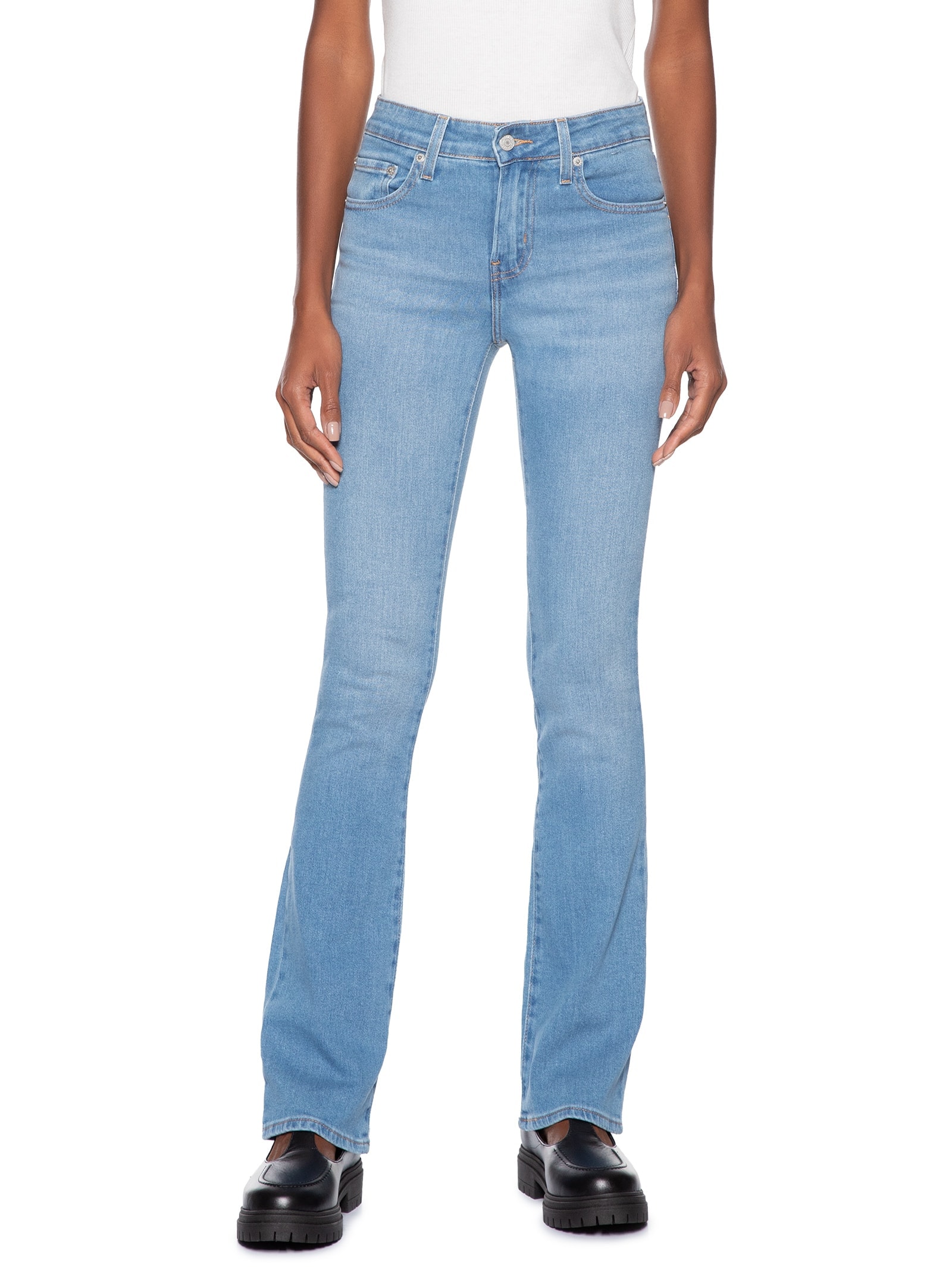 Calça Feminina 725 High Rise Bootcut Azul Levi's