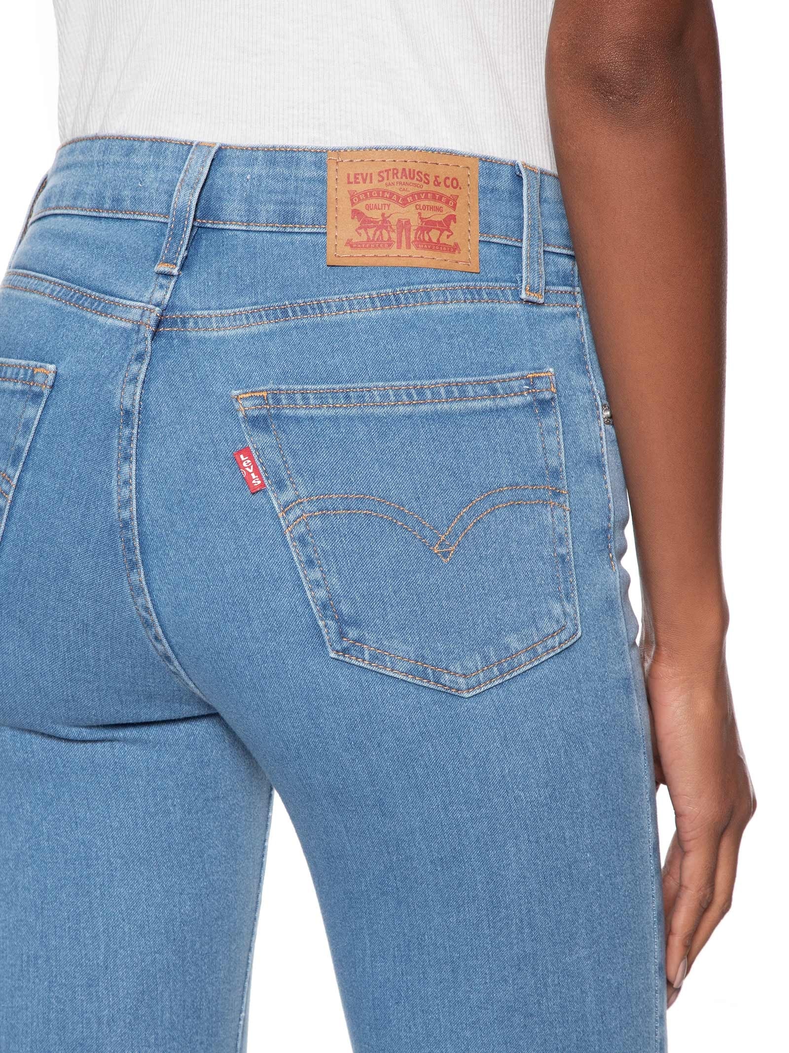 Calça Feminina 725 High Rise Bootcut Azul Levi's