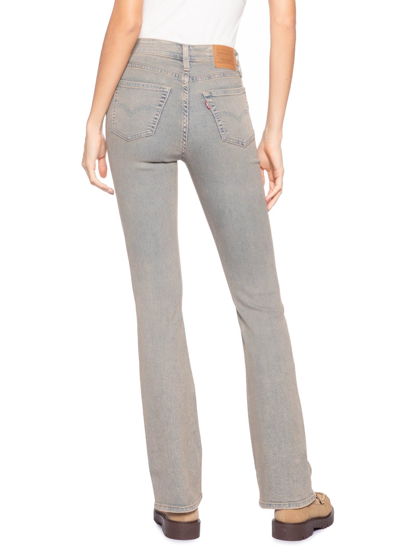 Calça Feminina 725 High Rise Bootcut Azul Levi's