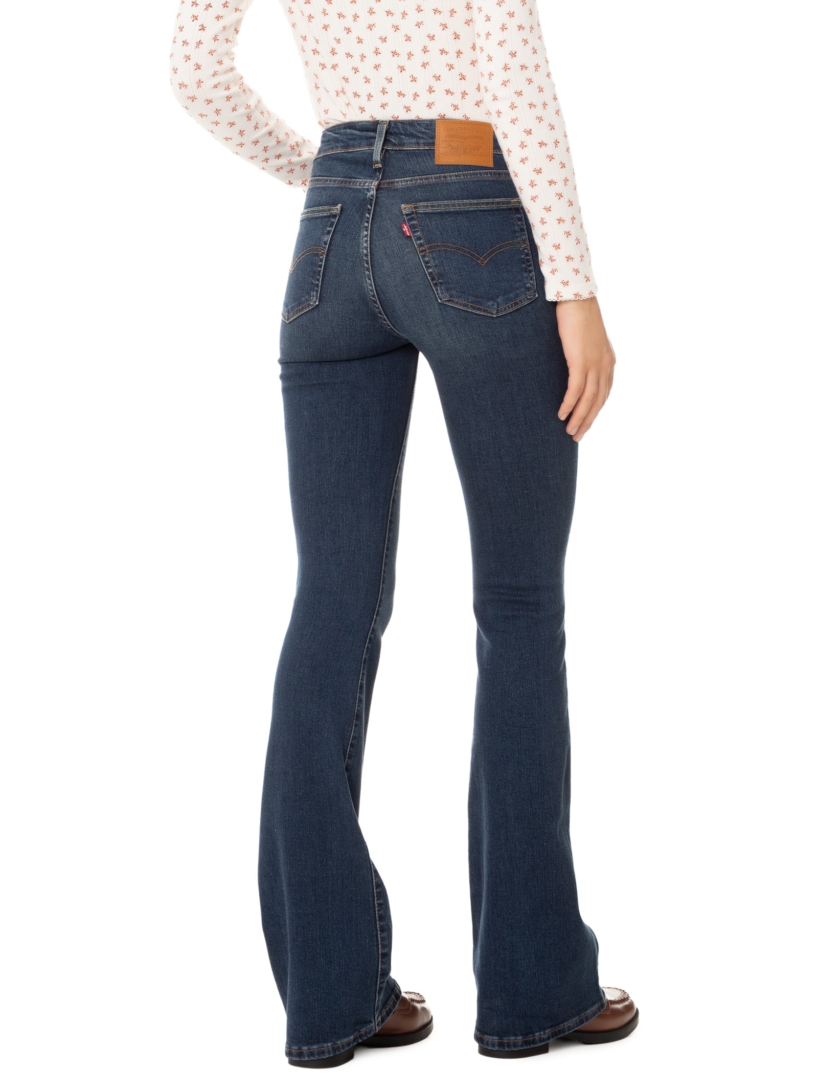 Calça Feminina 726 HR Flare Azul Levi's