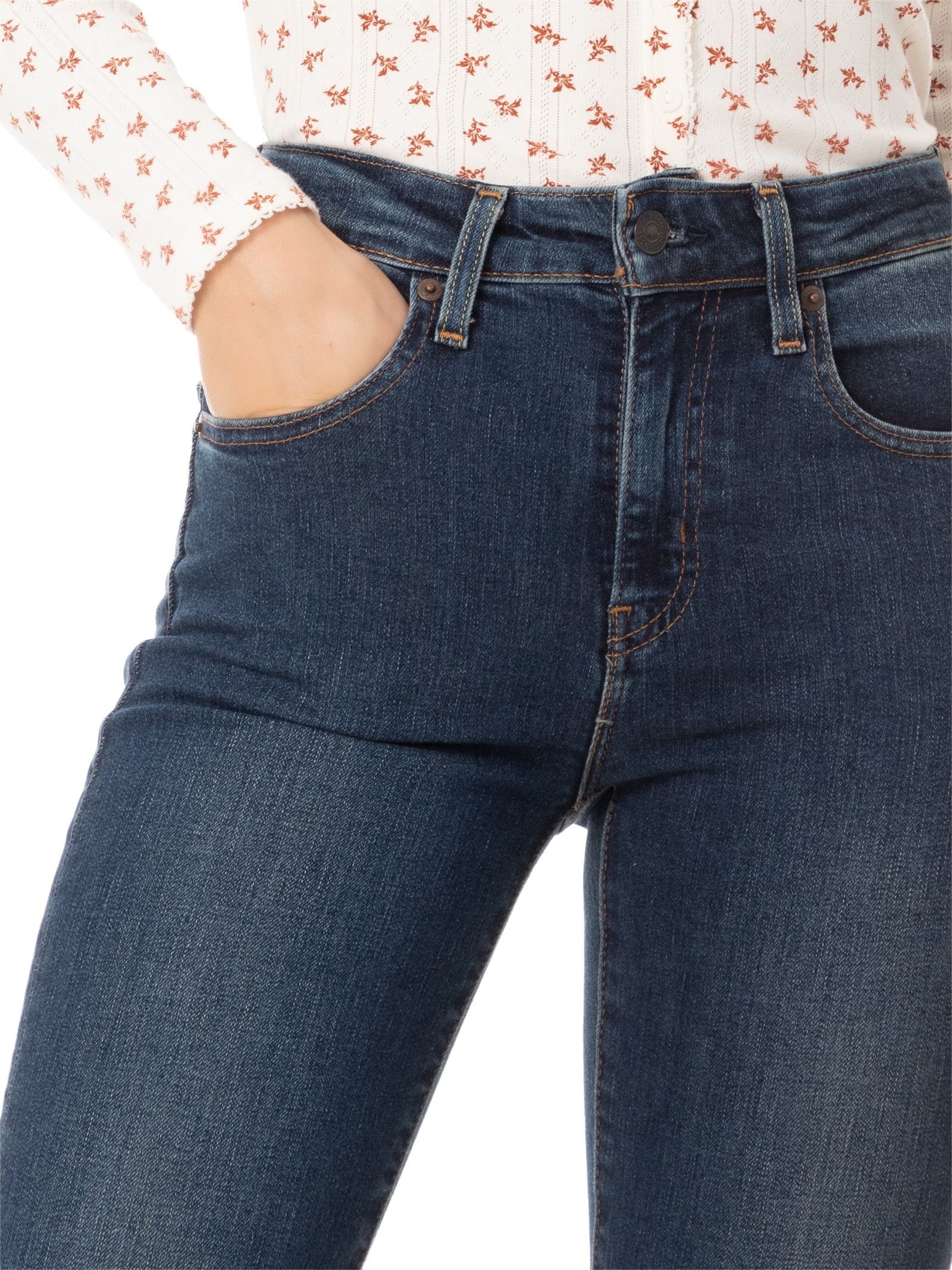 Calça Feminina 726 HR Flare Azul Levi's