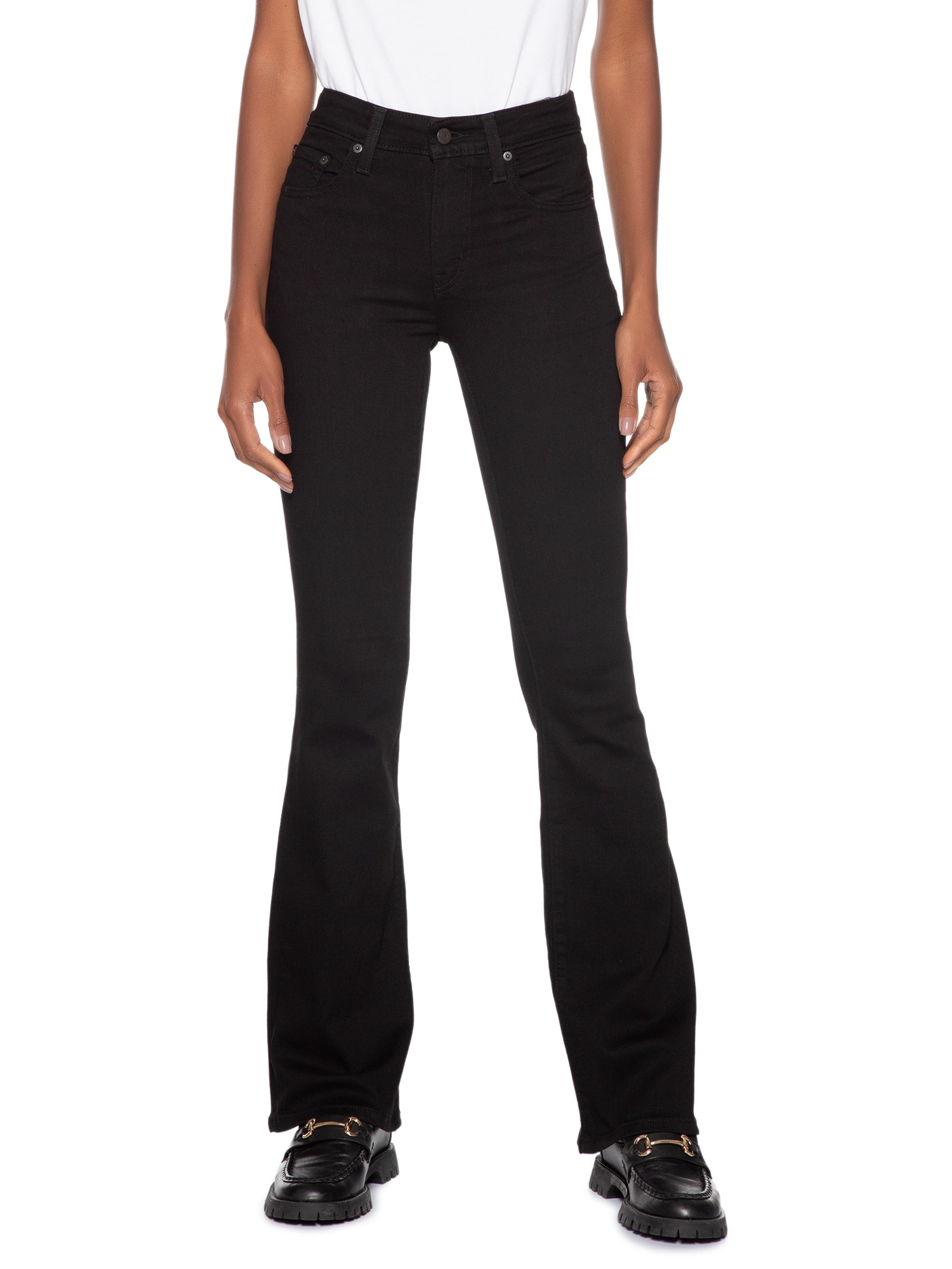 Calça Feminina 726® High Rise Flare Preto Levi's