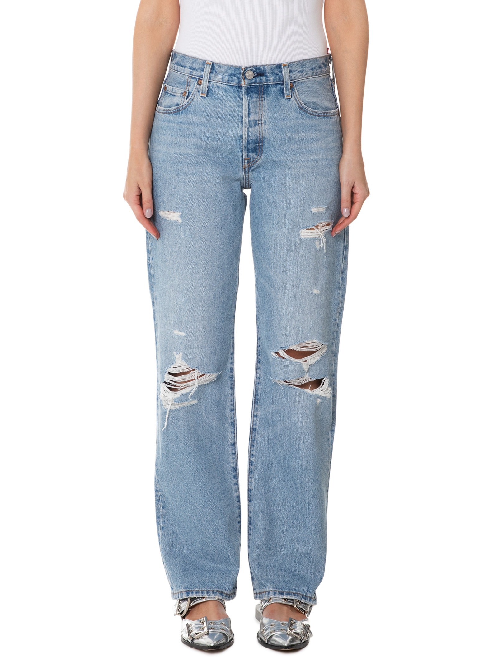 Levi'S - Calça Feminina 90'S 501 - Azul