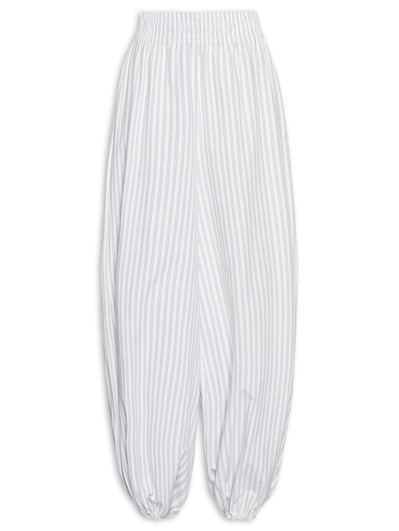 Calça Feminina Aladim Cintura Alta Listrada – Azul Lança Perfume