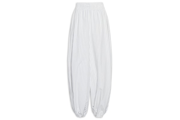 Calça Feminina Aladim Cintura Alta Listrada – Azul