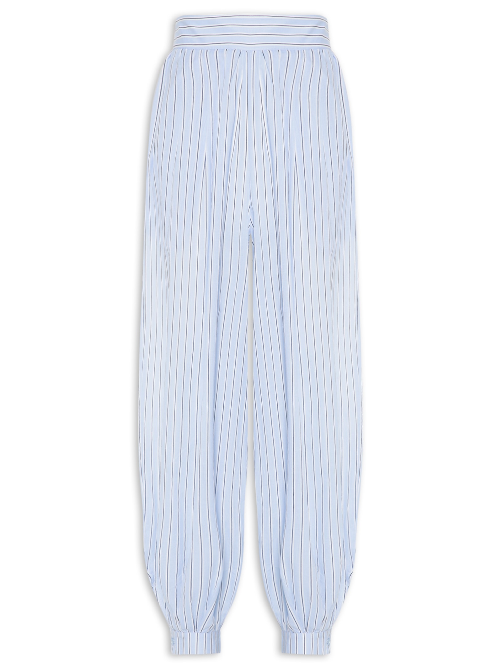 Calça Feminina Aladim Estampa Listra Litoral Azul Dress To