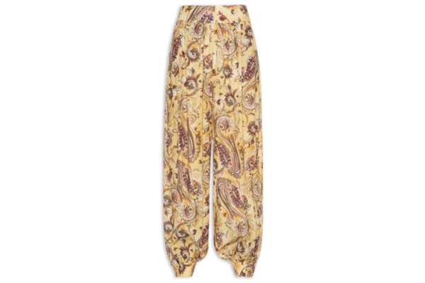 Calça Feminina Aladim Estampada - Amarelo