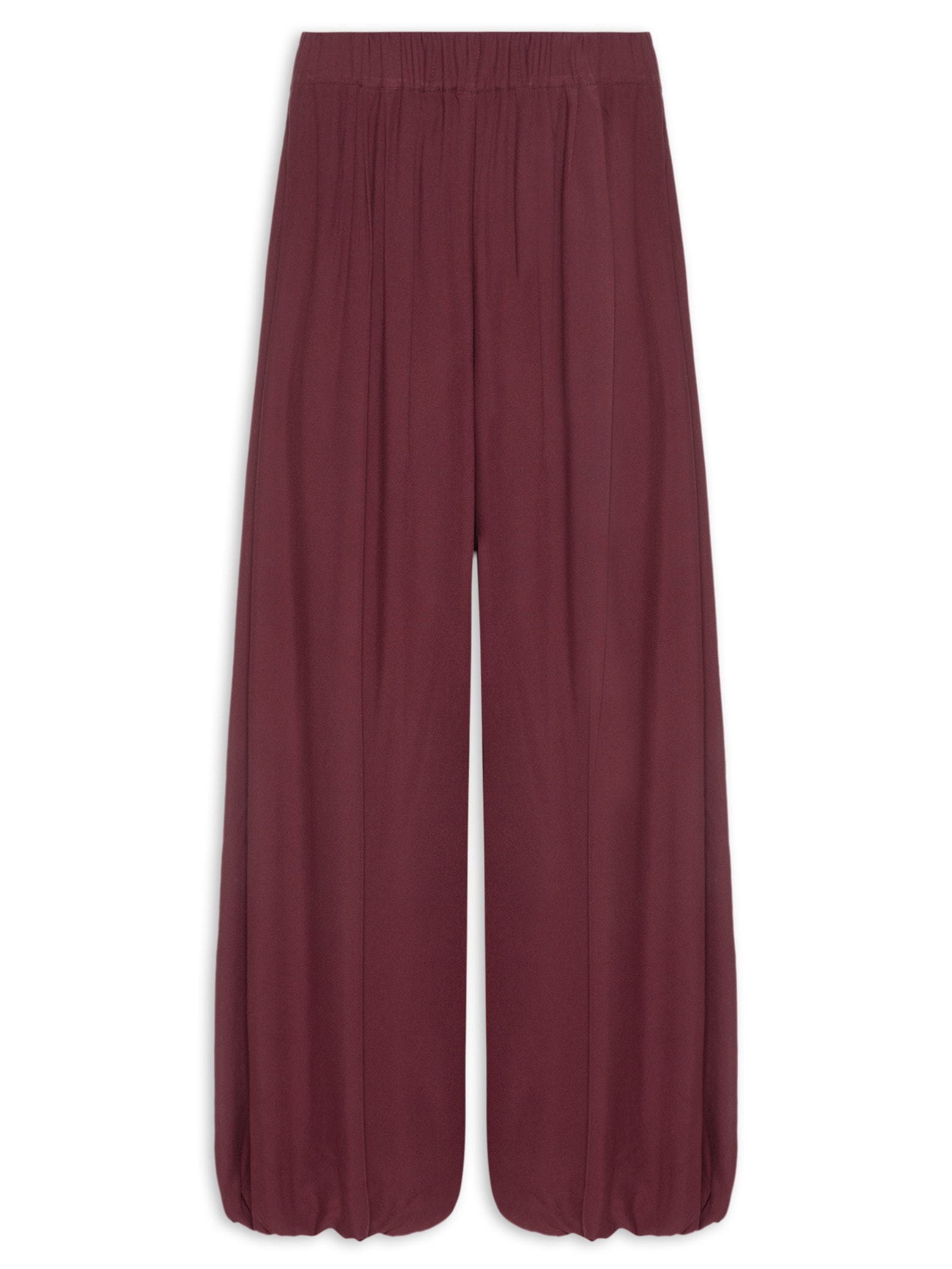 Calça Feminina Aladim Recorte Marrom Dress To