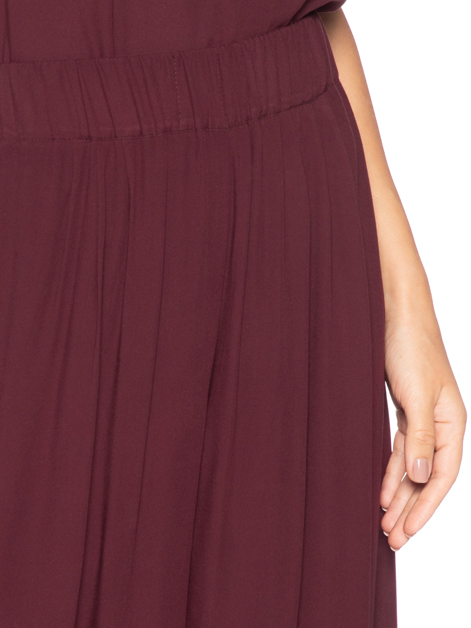 Calça Feminina Aladim Recorte Marrom Dress To