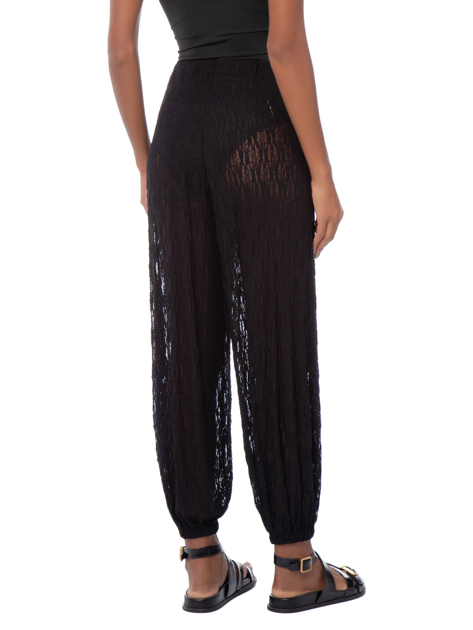 Calça Feminina Aladim Renda Preto Maria Filó
