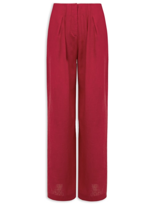 Calça Feminina Alessia Detalhe – Vermelho