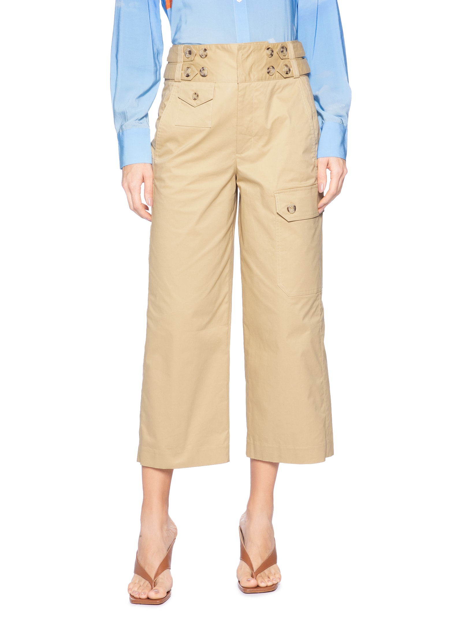 Calça Feminina Aletas Natural Bege Animale