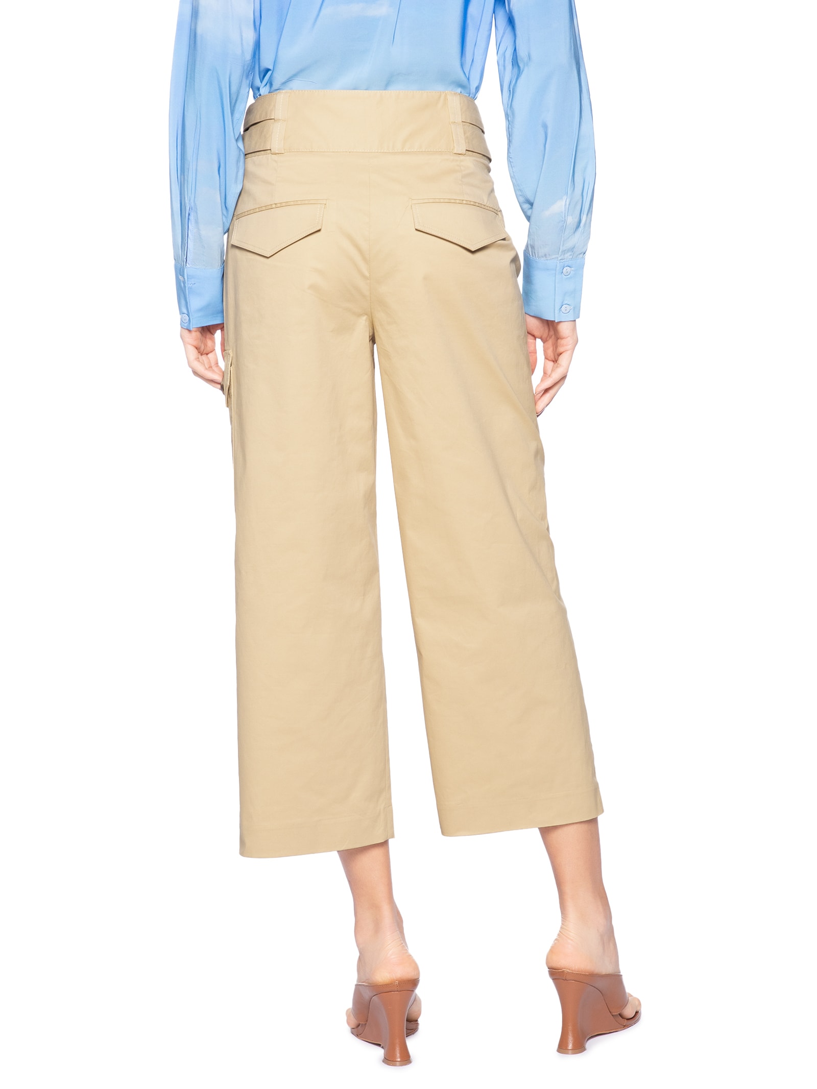 Calça Feminina Aletas Natural Bege Animale
