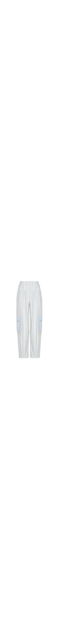 Calça Feminina Alfaiataria Cargo - Azul