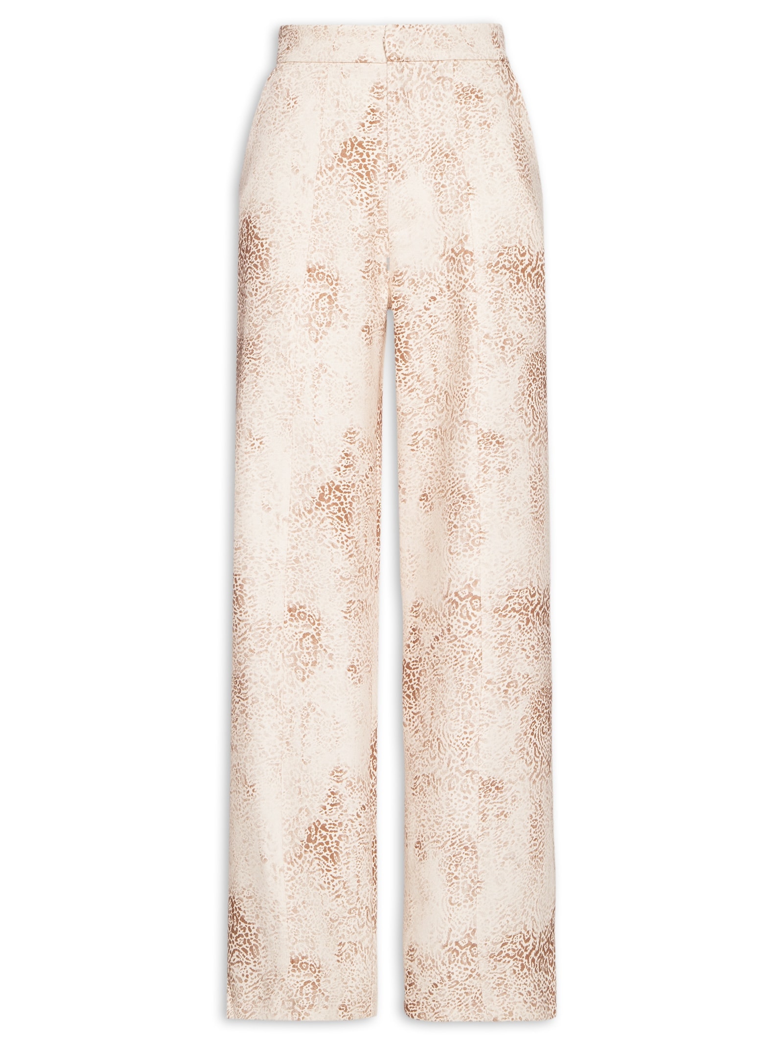 Calça Feminina Alfaiataria Cintura Alta Animal Print My Favorite Things