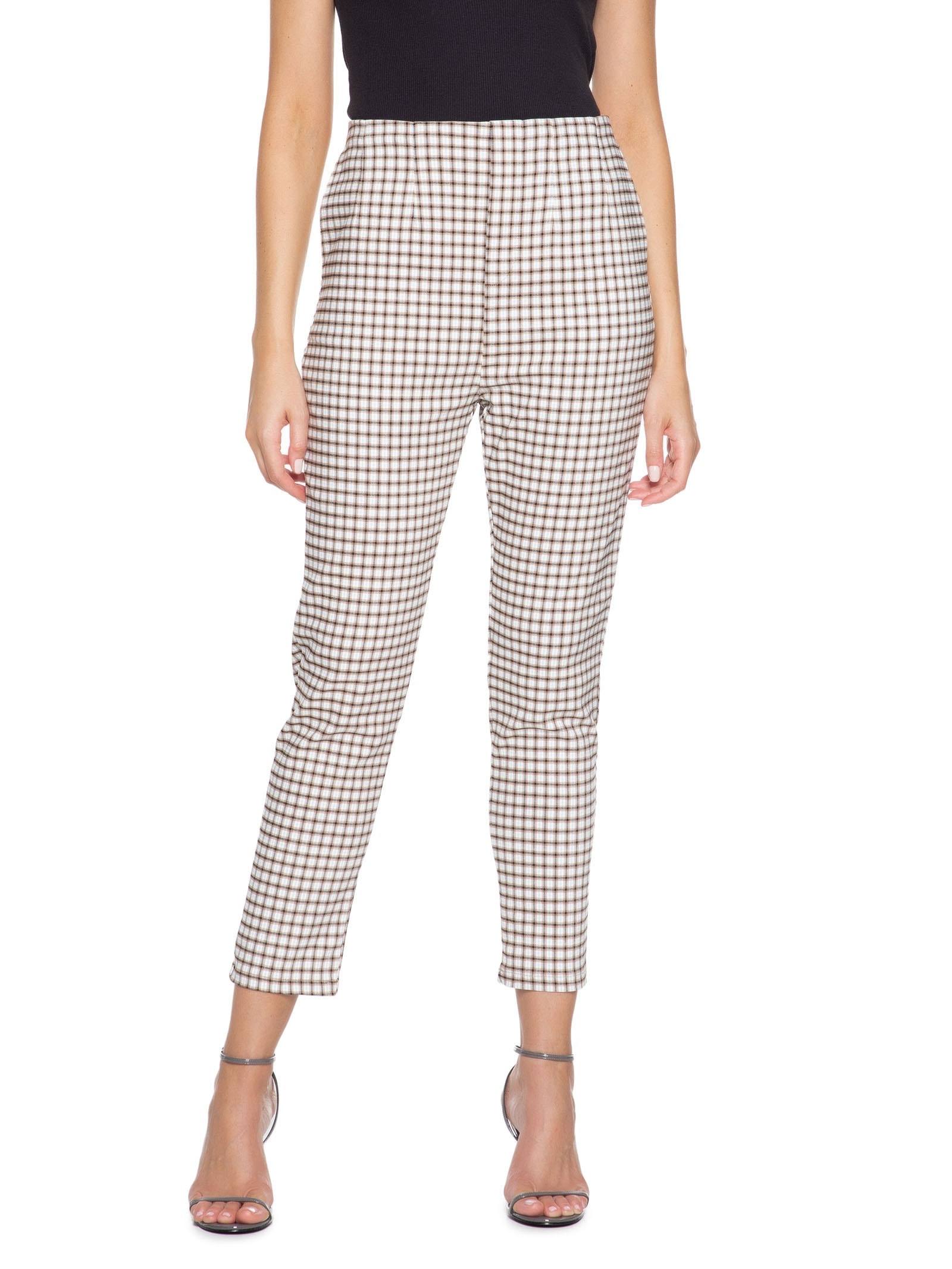 Calça Feminina Alfaiataria Cintura Média Preto Lança Perfume