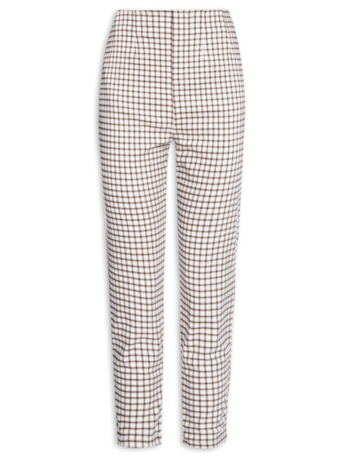 Calça Feminina Alfaiataria Cintura Média - Preto