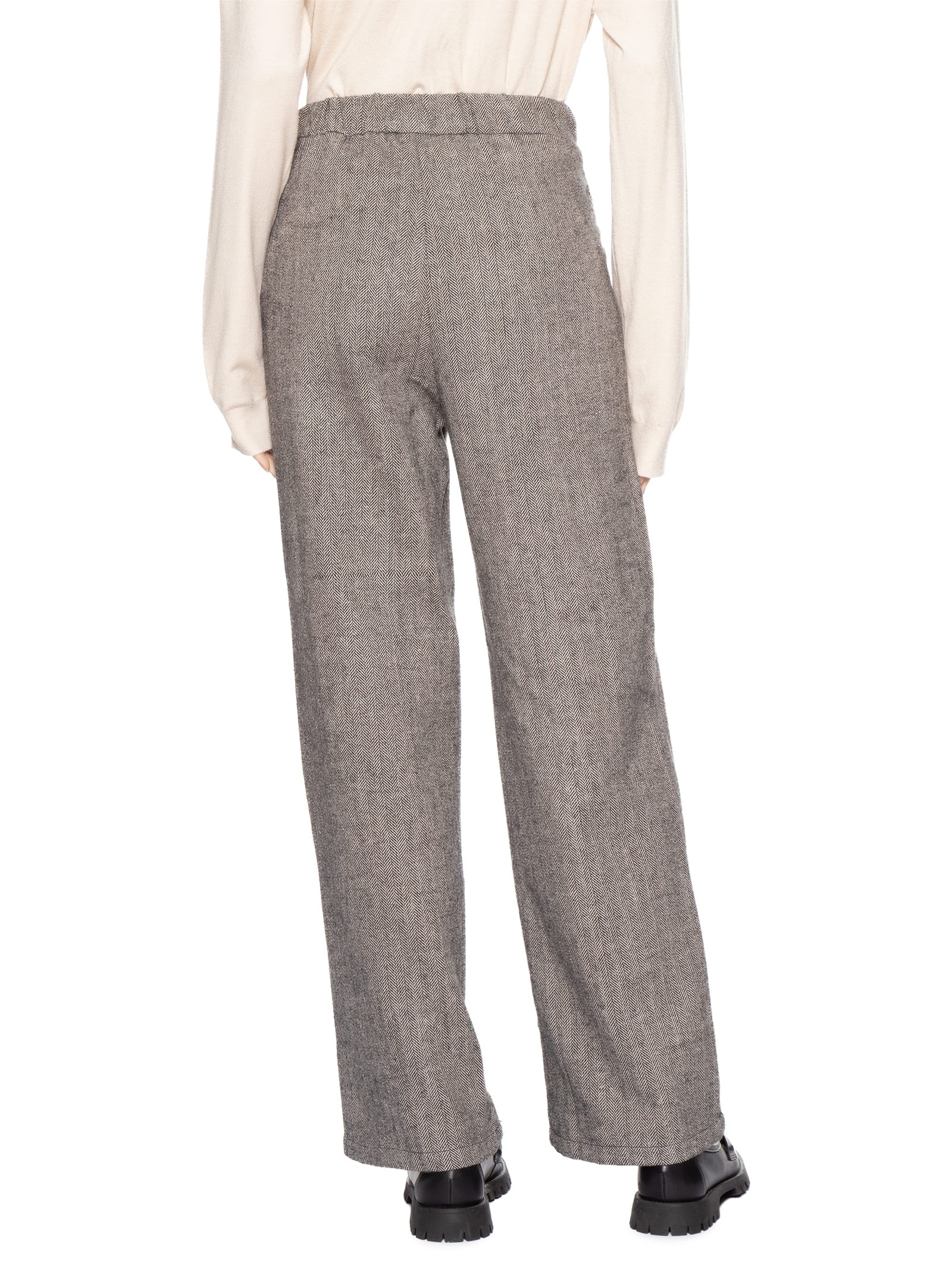 Calça Feminina Alfaiataria Cinza Basiq