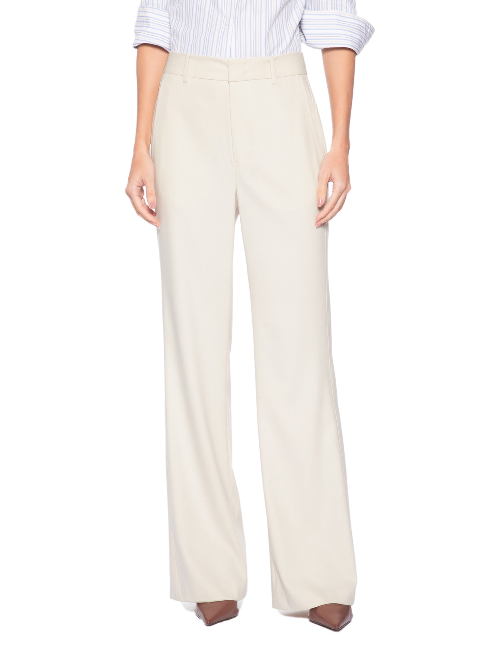 Calça Feminina Alfaiataria Cosmos Off White Animale