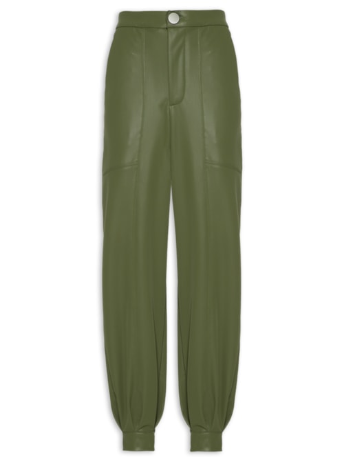 Calça Feminina Alfaiataria Malha - Verde