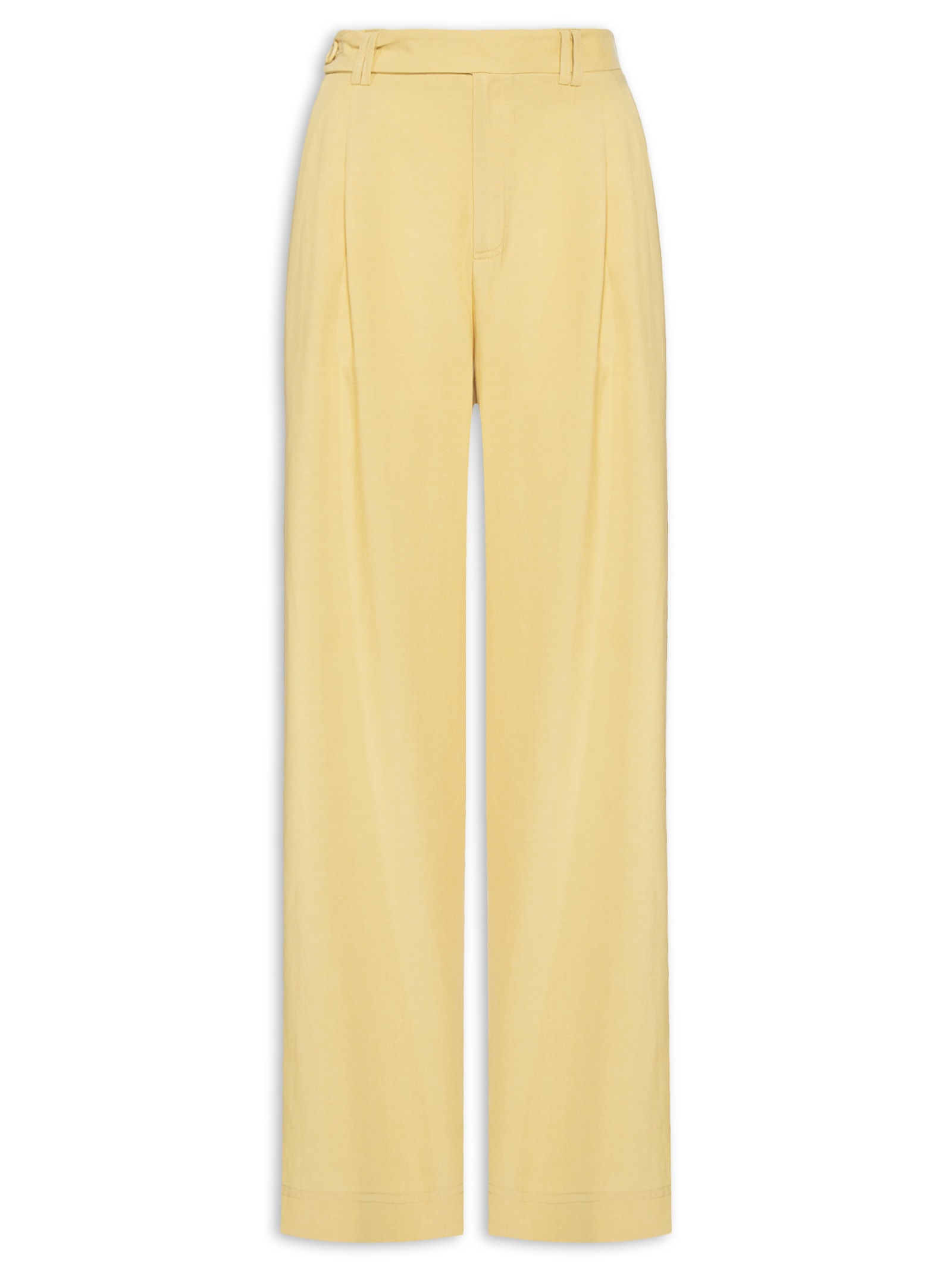 Calça Feminina Alfaiataria Marieta Amarelo Animale Jeans