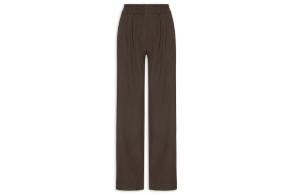 Calça Feminina Alfaiataria - Marrom
