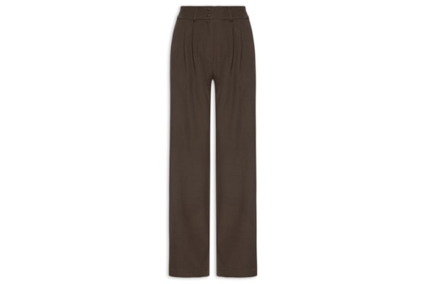 Calça Feminina Alfaiataria - Marrom