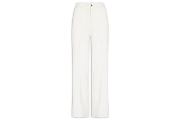 Calça Feminina Alfaiataria - Off White