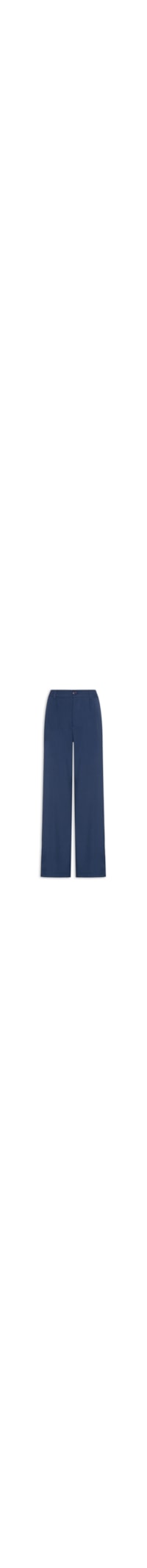 Calça Feminina Alfaiataria Pregas - Azul